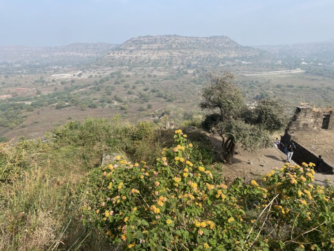 ダウラタバード要塞からのデカン高原の眺め