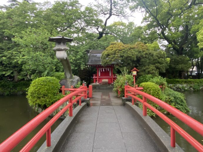 厳島神社への橋