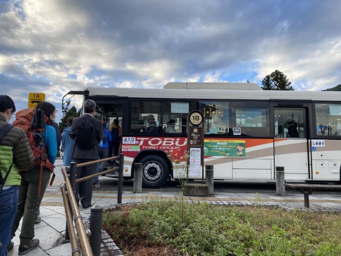 JR日光駅からのバス