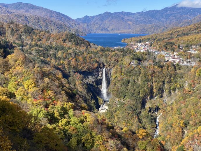 明智平からのパノラマビュー