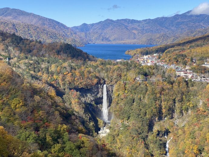 明智平からのパノラマビュー