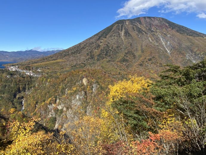 明智平展望台からの紅葉