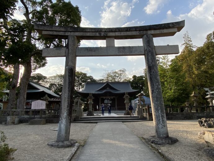 松江神社の鳥居