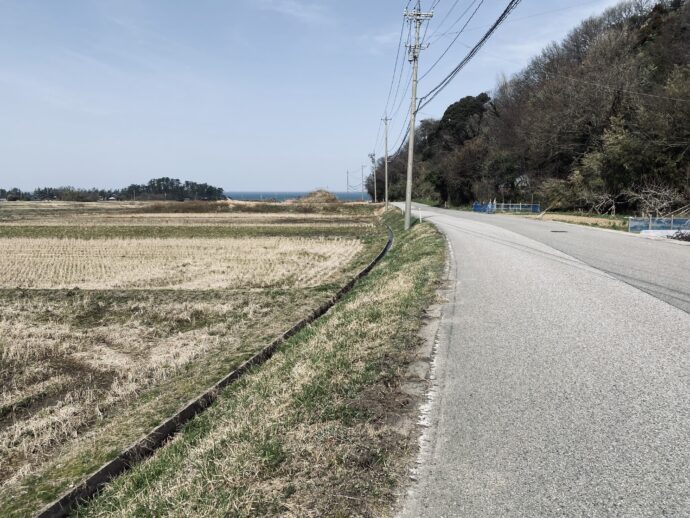 阿岸本誓寺からの帰り道