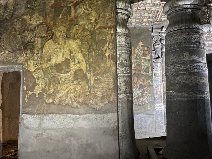アジャンター石窟第１窟の壁画