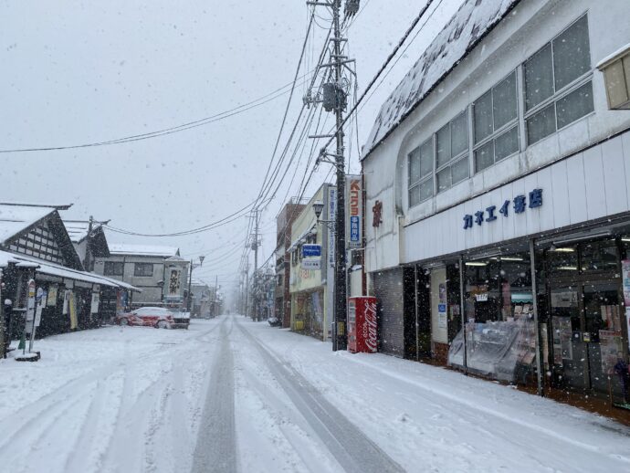 雪の角館