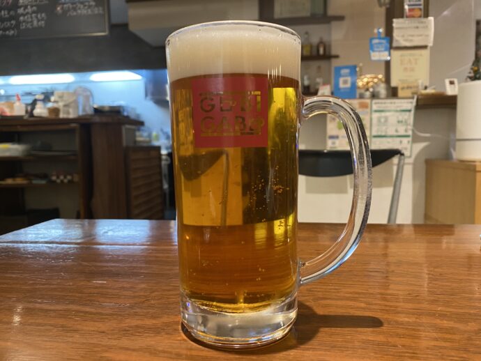 ジョッキに入ったクラフトビール