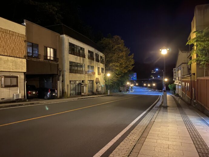 日光の道路