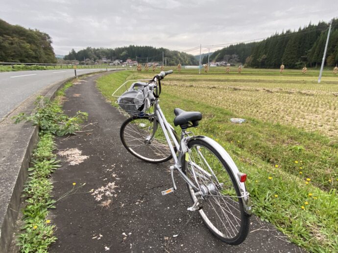 自転車と道路