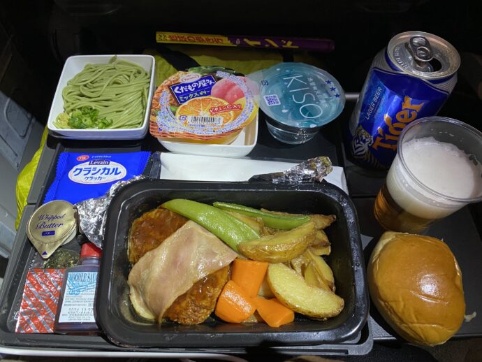 シンガポール航空の機内食