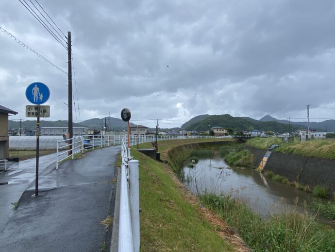 韮山の田舎道