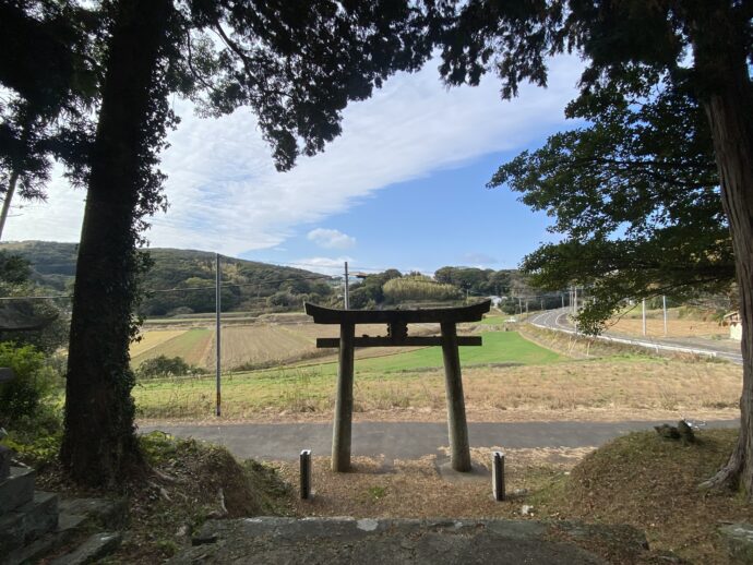 新城神社からの眺め