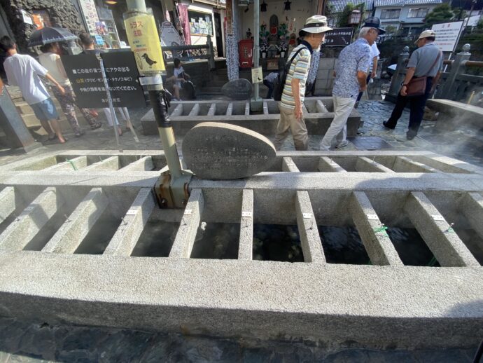 温泉卵作成するどころ