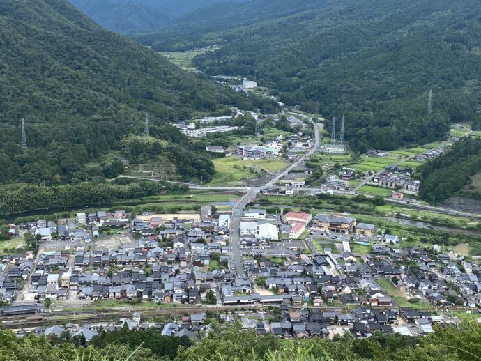 竹田城跡からの眺め