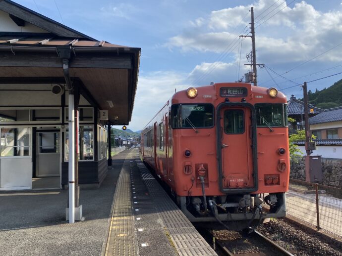 竹田駅ホーム