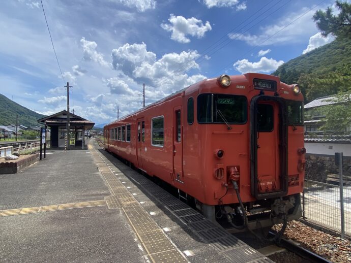 竹田駅ホーム