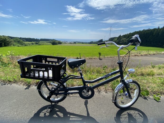 車輪の小さいタイプの自転車