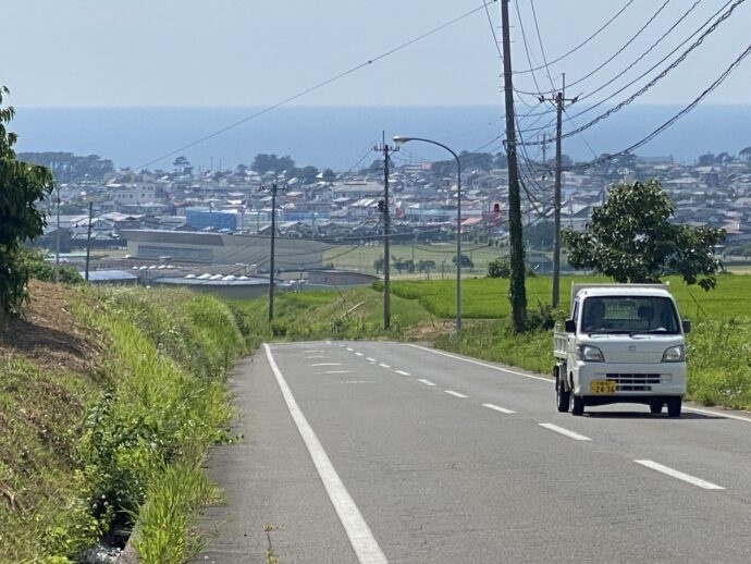 滝からの帰り道