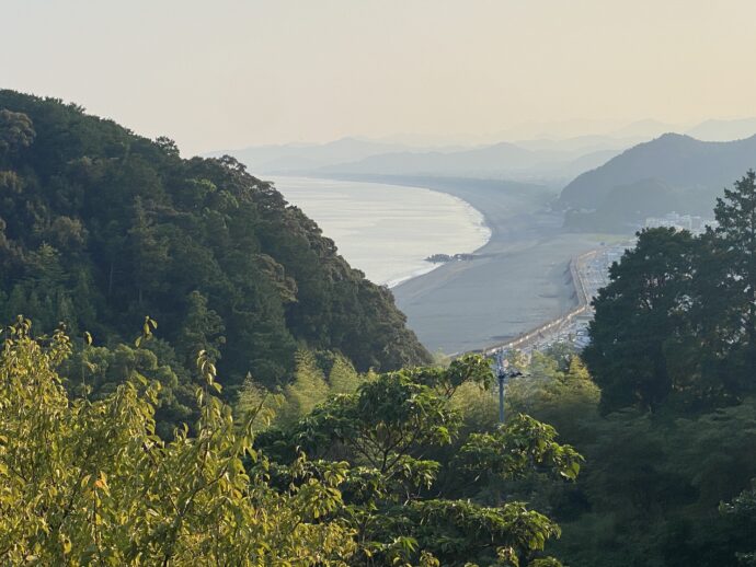 紀伊半島の綺麗な海岸線