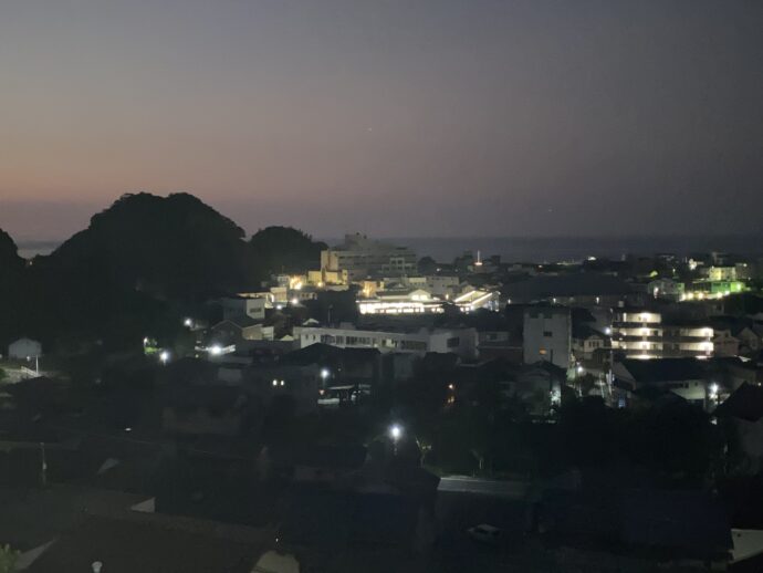 夜明けの熊野市