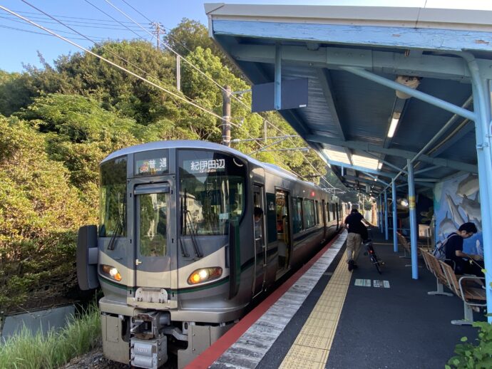 太地駅ホーム