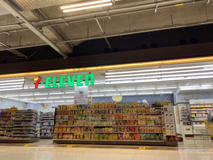 スワンナプーム空港内のセブンイレブン