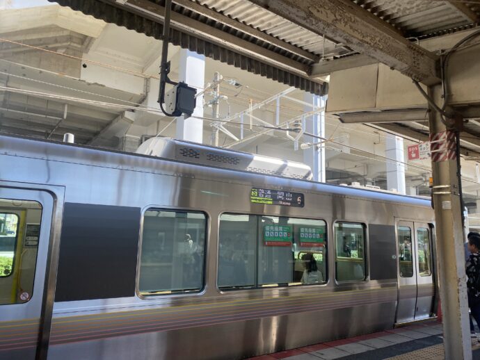 相生駅待機電車