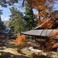 紅葉の弘川寺