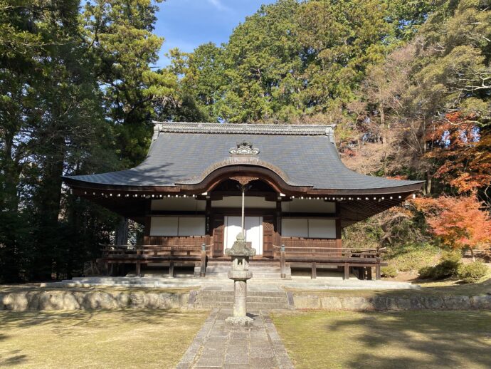 弘川寺の本堂