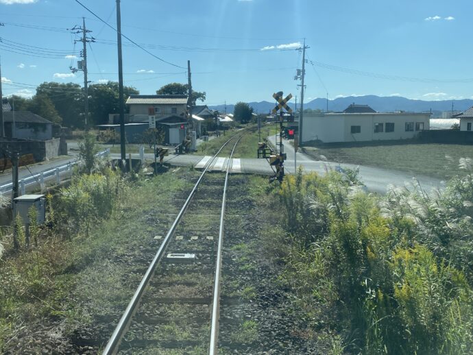 電車銭湯からの眺め