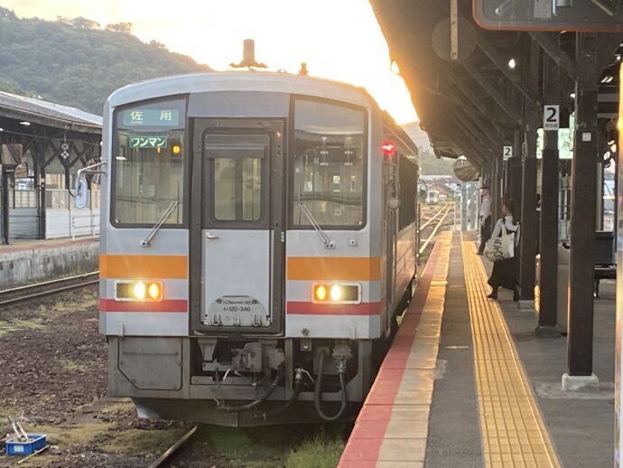 津山駅ホーム