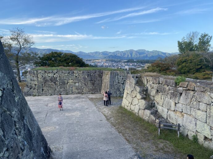 津山城の天守台