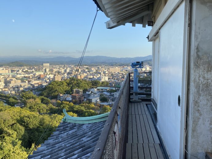 和歌山城の廻縁