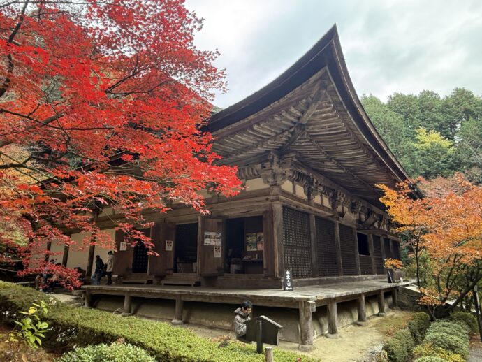 金剛輪寺と紅葉