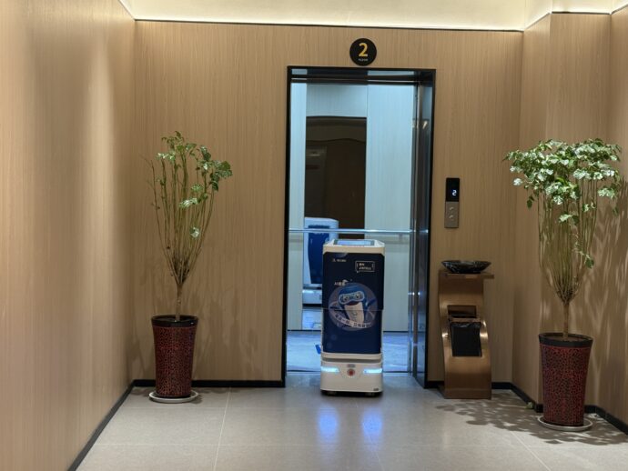 ホテルのロボット