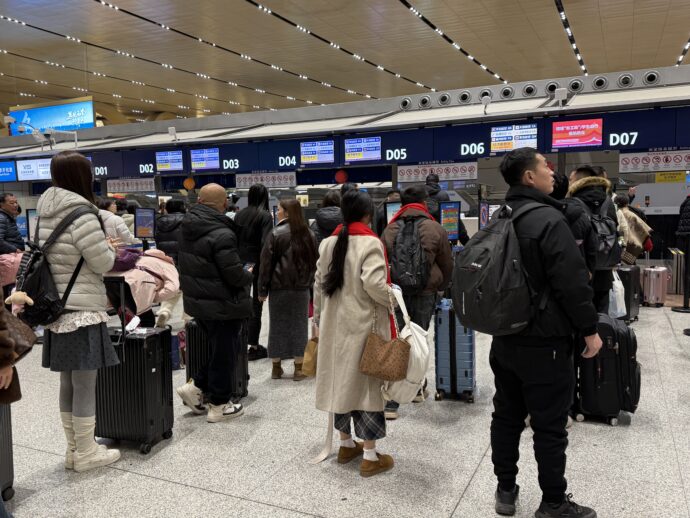 航空会社カウンター