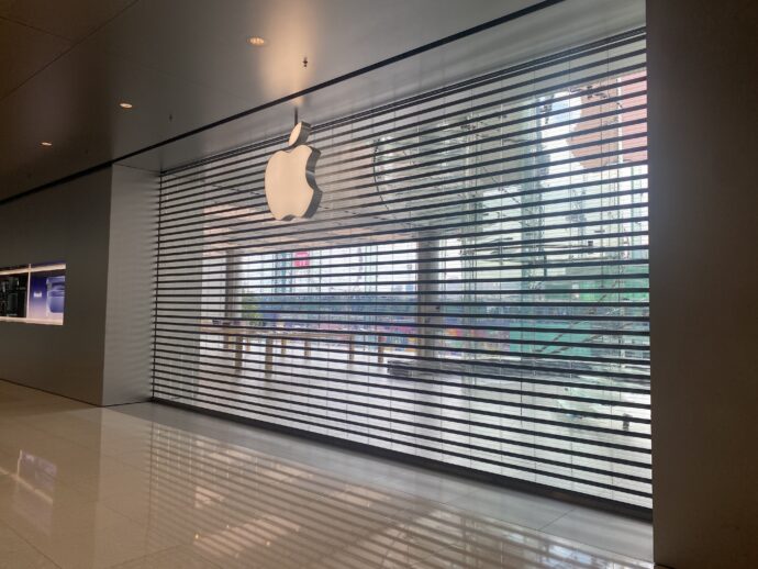開店前のAppleStore