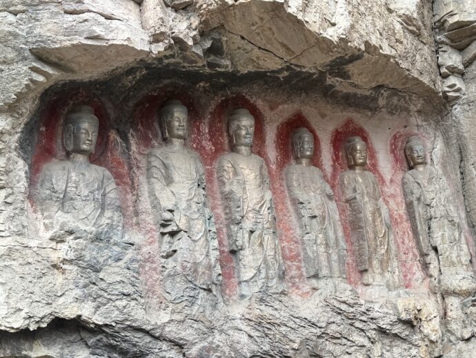 千佛山の磨崖仏