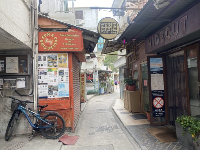 ラマ島の路地