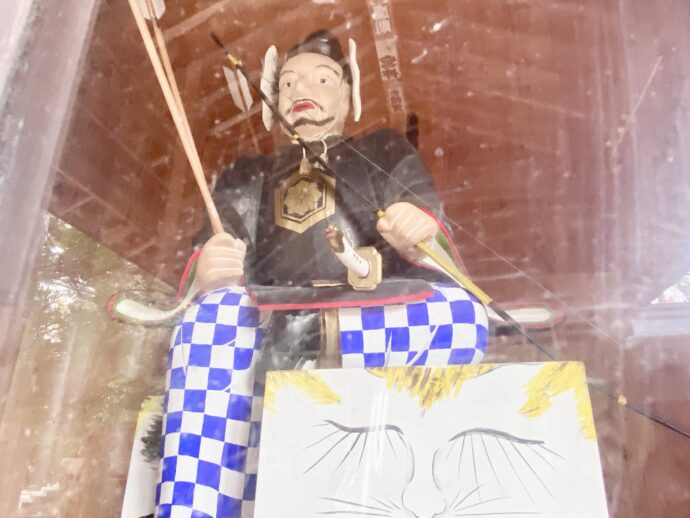 随身門の神像