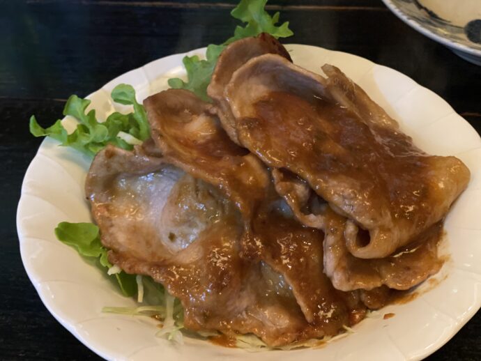 豚の味噌炒め