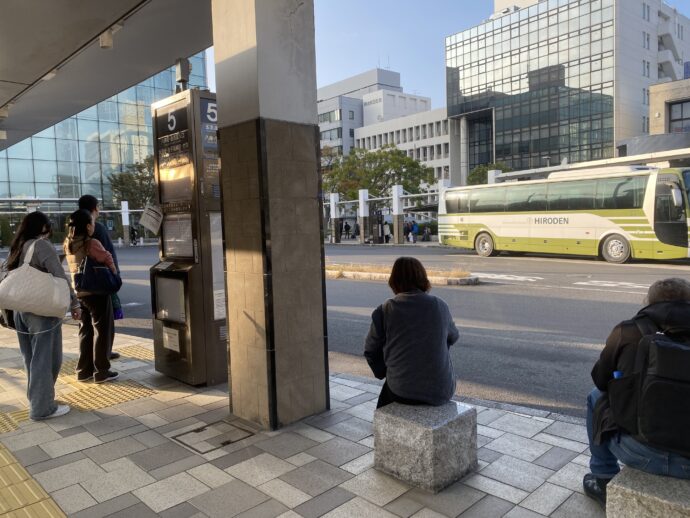 松江駅バス停