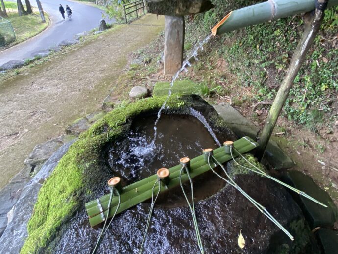 神魂神社の手水舎