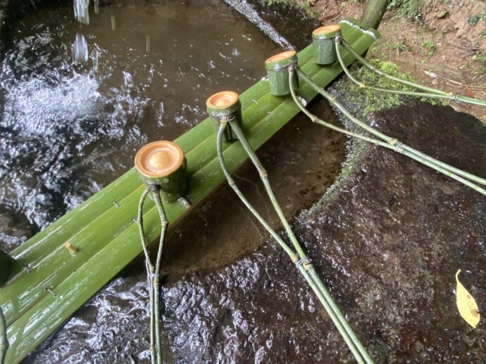 神魂神社の手水舎