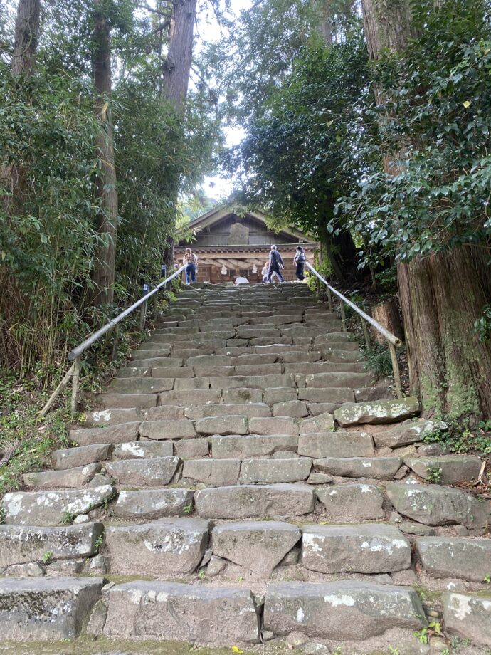 神魂神社の階段
