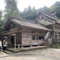 神魂神社の拝殿・本殿