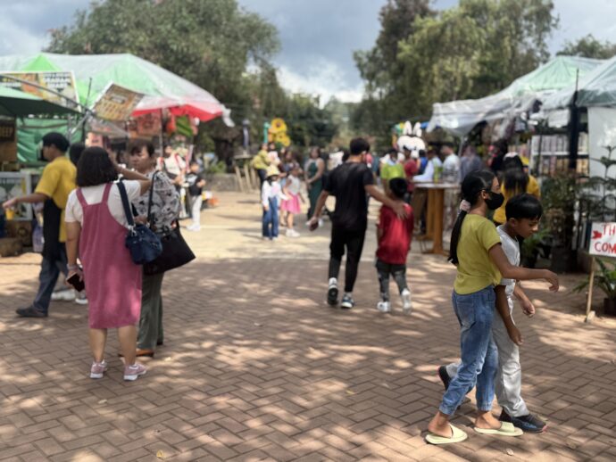 バーナム公園の屋台