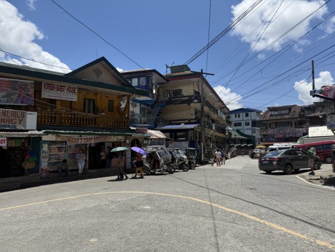 バナウェの町の中心部