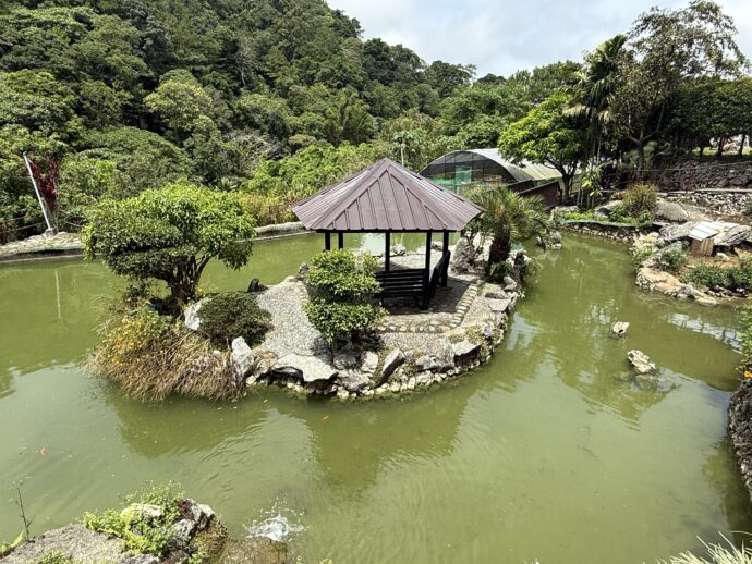 ベンカブ美術館の庭園