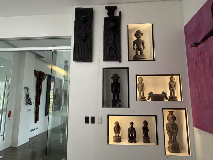 陳列されたイフガオ